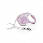 Flexi New Comfort Tape juostinis, rožinis pavadėlis &scaron;unims, XS, 3 m