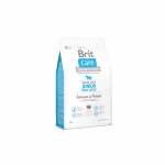 Brit Care Grain Free Junior Large Breed Salmon sausas pa&scaron;aras &scaron;unims, 3 kg
