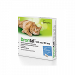Drontal Cat Flavor tabletės nuo kirminų katėms, 1 tabl.