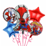 Folinių Balionų Rinkinys Žmogus Voras 5 vnt Spider Man ( AYD230510-11 )