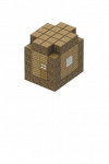 Minecraft magnetinis blokelių / kaladėlių rinkinys - Namas - 78 vnt