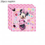 Vienkartinės servetėlės Minnie Mouse, 20 vnt.
