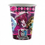 Vienkartiniai puodeliai Monster High, 10 vnt.