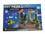 Minecraft Stiliaus magnetinis blokelių  rinkinys - 184 vnt