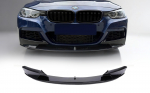 F30 priekinio bamperio spoileris juodas blizgus