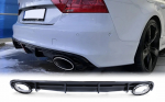 Audi A7 4G8 difuzorius juodas blizgus