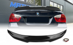 E90 PSM stiliaus bagažinės spoileris juodas blizgus