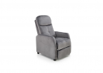 Fotelis reglaineris Halmar Felipe 2 pilkos spalvos