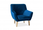 Fotelis Signal Nordic 1 Velvet Bluvel 86