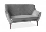 Sofa Signal Kier 2 Velvet Bluvel 14w