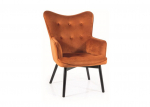Fotelis Signal Carmen Velvet Bluvel 4215