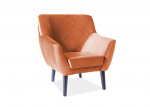 Fotelis Signal Kier 1 Velvet Bluvel 4215w