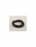 PVC varinis laidas 1mm 0,14mm (juodas)