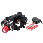 Įkraunamas LED prožektorius ant galvos