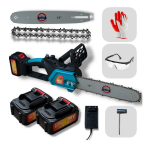 Akumuliatorinis grandininis pjūklas 12" 850W MEISTER, MS-012