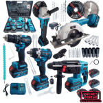 Akumuliatorinių įrankių rinkinys 5in1 BULLTECH BT-5222