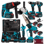 Akumuliatorinių įrankių rinkinys 6in1 BULLTECH, BT-5019B