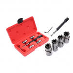 Purk&scaron;tukų lizdų valymo frezų rinkinys KD10056