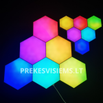 Kambario ap&scaron;vietimas Hexagon Ambience LED RGB dekoracija 10vnt