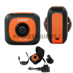 Dvigubo objektyvo 360&deg; veiksmo kamera, QIMMI, VR360