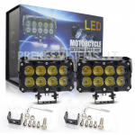 Papildomų LED žibintų rinkinys motociklui