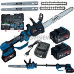 Akumuliatorinis grandininis pjuklas-auk&scaron;tapjovė Boxer 48V, BX-3439