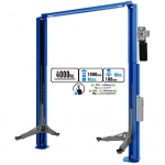 Hidraulinis dviejų kolonų keltuvas su elektromagnetiniu fiksavimu, 4 . 0t