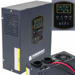 UPS LCD 500VA 300W avarinis maitinimo &scaron;altinis PM-UPS-500MW keitiklis
