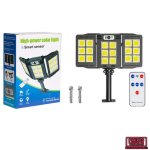 Saulės sieninis &scaron;viestuvas su judesio jutikliu ir nuotoliniu valdymu
