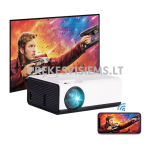 I&scaron;manus mini projektorius T01 720p rai&scaron;ka, 4K, Wi-Fi 2.4G/5G, Bluetooth