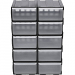 Spintelė smulkmenoms (10-ies stalčių) 225x155x100mm