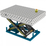 PLUS INOX suvirinimo stalas 1500&times;1000 mm su hidrauline pakėlimo sistema - 1500x1000mm