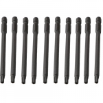 Antgalis smūginis TORX su kiauryme 1/4" (6.3mm), 10vnt. - T10 x 100mm