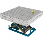 PLUS INOX suvirinimo stalas 1500&times;1000 mm su hidrauline pakėlimo sistema - 1500x1480mm