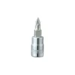 1/4" Galvutė su 37L POZI-DRIVE antgaliu - Nr.2
