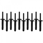 Kniedės plastikinės 10 vnt. - 6.3 x 25.2 mm