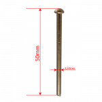 Smeigės 2.5x50mm, pakuotė (100vnt)