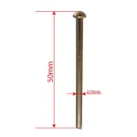 Smeigės 2.5x50mm, pakuotė (100vnt)