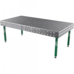 Suvirinimo stalas SMART - 2400x1200mm - &Phi;28 - 100x100mm - Ant kojelių - 12mm