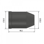 Apsauginė galva/gaubtas 80-120A