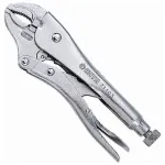 Suspaudimo replės i&scaron;lenktos - 7", L175mm