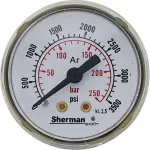 Monometras Ar/CO₂ ⌀ 40mm 250bar, reduktoriui RBR