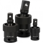 Universalių &scaron;arnyrų smūginių rinkinys 3vnt. 1/4"+3/8"+1/2"