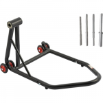Motociklo stovas vienpusis galiniam ratui 340kg su adapteriais