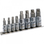 Užlūžusių varžtų i&scaron;sukėjų rinkinys 8vnt. (stambus sriegis) 1/4", 3/8" HEX