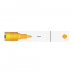 Markeris, nuvalomas 4mm, 8ml, 1vnt -  Oranžinė