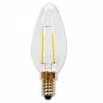 4W LED COG lemputė V-TAC E14, žvakės formos, (6000K) &scaron;altai balta