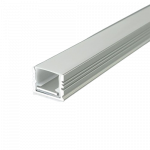 LED pavir&scaron;inis profilis su dangteliu, sidabro sp., 2000x17.7x13mm
