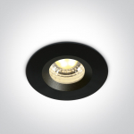 1W/3W LED įleidžiamas &scaron;viestuvas, juodas, 3000K