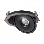 20W LED įleidžiamas &scaron;viestuvas, juodas, 3000-6400K